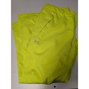 Under Armour Size Large Women's Yellow/Lime Green Storm Snow Pants
